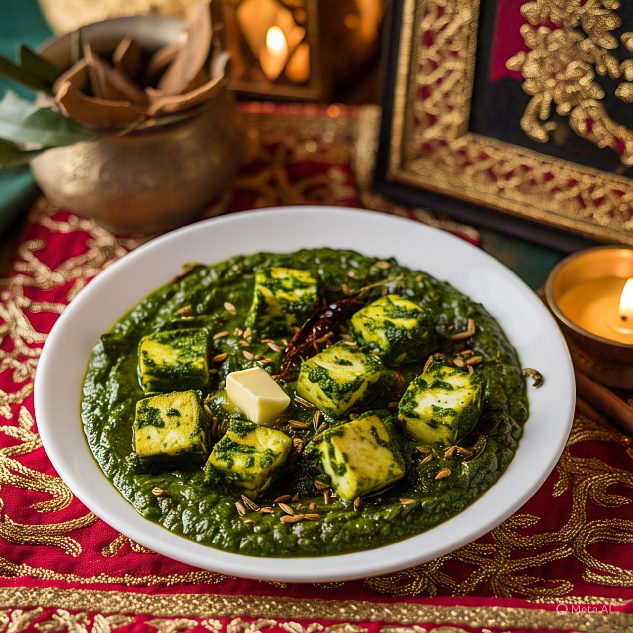 Ajo Palak Paneer Banayiye