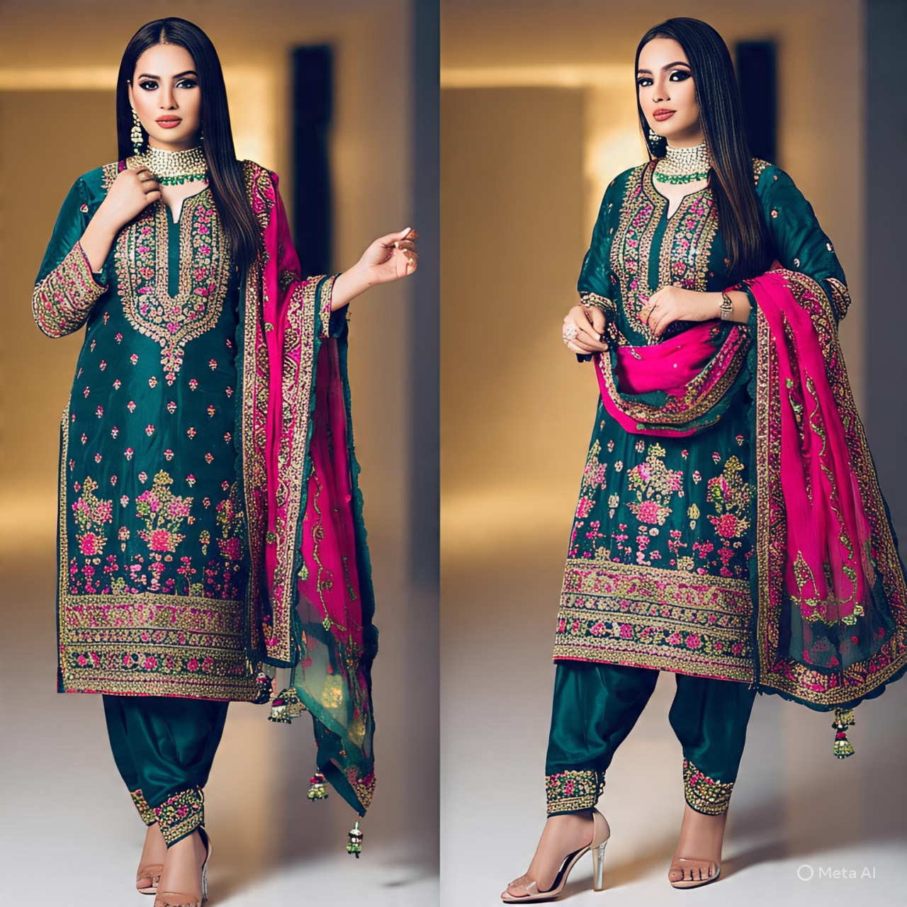 Desi Glam: Rocking Modern Punjabi Fashion & Beauty Your Way ✨