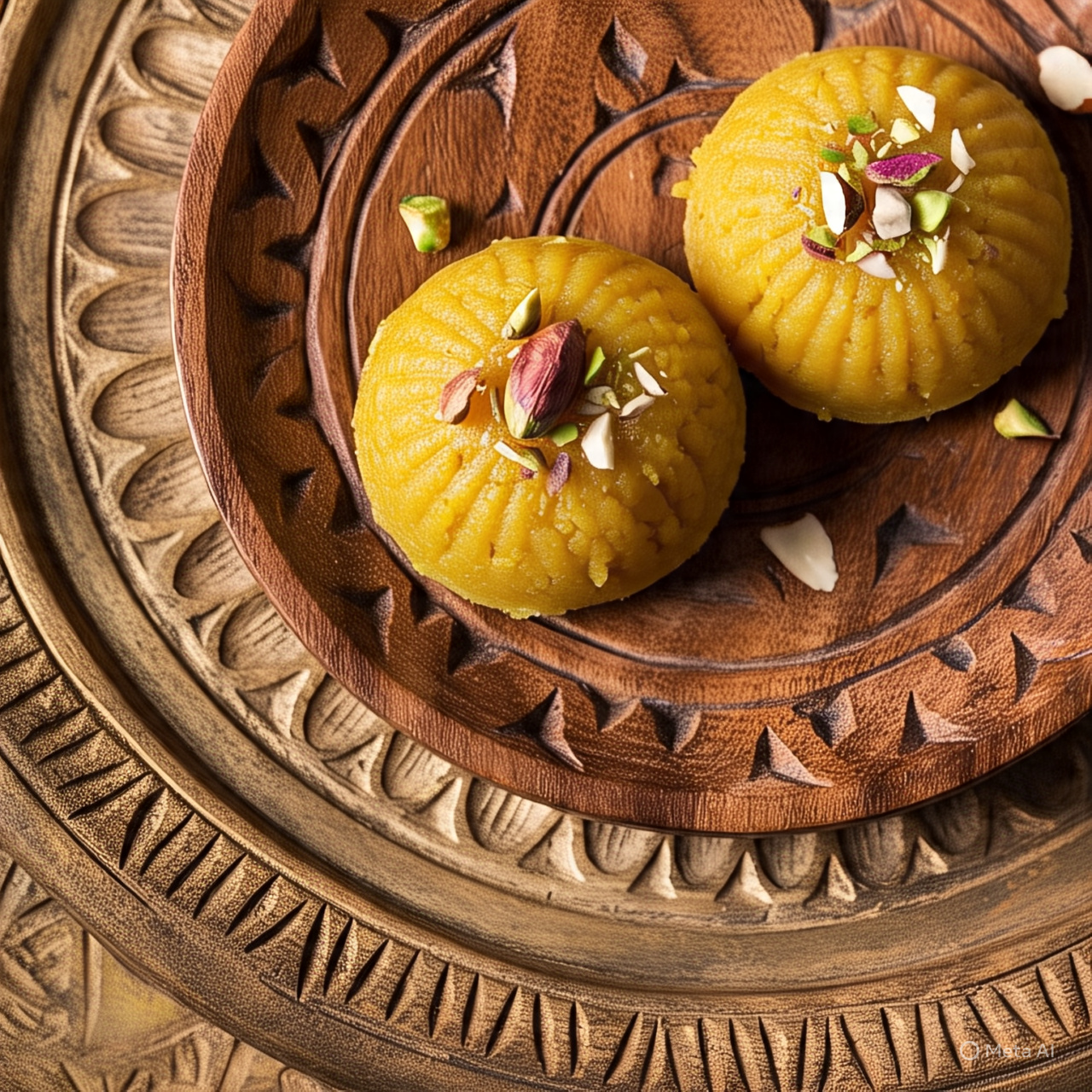 Golden Kesari Peda: A Taste of Punjab, Home & Away 🌸
